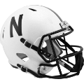 Helmets, Full Size Helmet: Nebraska Cornhuskers Speed Replica Football Helmet <i>Black Out</i>
