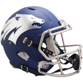Nevada Wolf Pack Speed Replica Football Helmet <B> Matte Navy</B>
