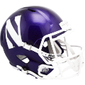 Helmets, Full Size Helmet: Northwestern Wildcats Speed Replica Football Helmet