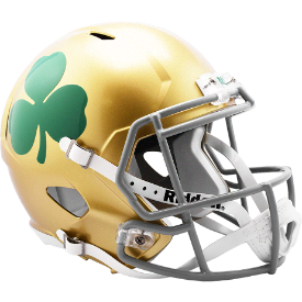 Notre Dame Fighting Irish Speed Replica Football Helmet <i>Shamrock</i>