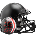 Helmets, Full Size Helmet: Ohio State Buckeyes Speed Replica Football Helmet <B>Satin Black</B>