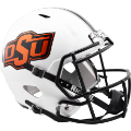 Helmets, Full Size Helmet: Oklahoma State Cowboys Speed Replica Football Helmet <B>Chrome Decal</B>