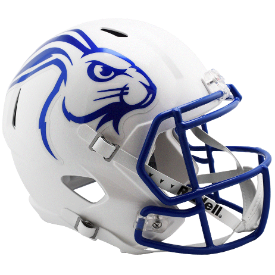 South Dakota State Jackrabbits Speed Replica Football Helmet <B>Chrome Decal</B>