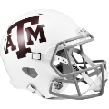 Helmets, Full Size Helmet: Texas A&M Aggies Speed Replica Football Helmet <i>White</i>