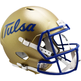 Tulsa Golden Hurricane Speed Replica Football Helmet <i>Script</i>
