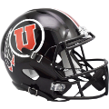 Helmets, Full Size Helmet: Utah Utes Speed Replica Football Helmet <i>Black</i>