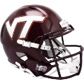 Helmets, Full Size Helmet: Virginia Tech Hokies Speed Replica Football Helmet <i>Maroon</i>