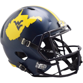 West Virginia Mountaineers Speed Replica Football Helmet <i>2023 Country Roads</i>