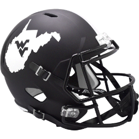 West Virginia Mountaineers Speed Replica Football Helmet <B>Coal Rush</B>