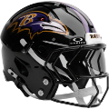 Helmets, Full Size Helmet: Baltimore Ravens Axiom Football Helmet
