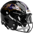 Baltimore Ravens Axiom Football Helmet