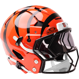 Cincinnati Bengals Axiom Football Helmet