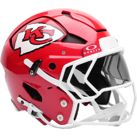 Kansas City Chiefs Axiom Football Helmet