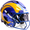Helmets, Full Size Helmet: Los Angeles Rams Axiom Football Helmet
