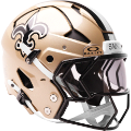 Helmets, Full Size Helmet: New Orleans Saints Axiom Football Helmet