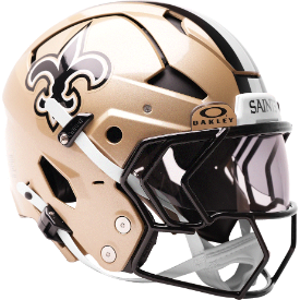 New Orleans Saints Axiom Football Helmet