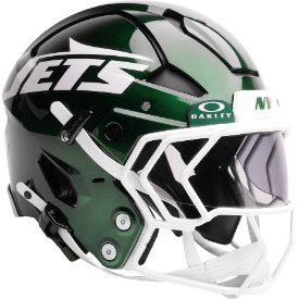 New York Jets Axiom Football Helmet