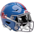 Helmets, Mid Size Helmets: Mississippi (Ole Miss) Rebels Mid Sized SpeedFlex Helmet <i>Powder Blue</i>