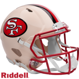 San Francisco 49ers Speed Football Helmet <B>RETRO</B>