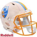 Helmets, Full Size Helmet: Los Angeles Chargers Speed Football Helmet <B>RETRO</B>
