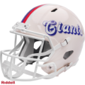 Helmets, Full Size Helmet: New York Giants Speed Replica Football Helmet <B>RETRO </B>