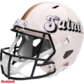 Helmets, Full Size Helmet: New Orleans Saints Speed Replica Football Helmet <B>RETRO </B>
