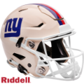 Helmets, Full Size Helmet: New York Giants SpeedFlex Football Helmet <B>RETRO</B>