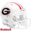 Helmets, Mini Helmets: Georgia Bulldogs NCAA Mini Speed Football Helmet <i>White</i>