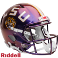 Helmets, Full Size Helmet: LSU Tigers Speed Football Helmet <B>Purple</B>