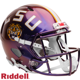LSU Tigers Speed Football Helmet <B>Purple</B>