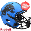 Helmets, Full Size Helmet: Detroit Lions Speed Replica Football Helmet <B>RAVE</B>